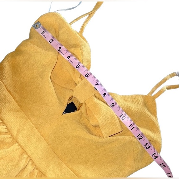 FASHION NOVA “YOUR DAILY ROMPER” IN MUSTARD SIZE MEDIUM - Picture 9 of 12